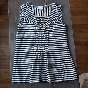 Anthropologie Striped 9-H15 StCL Tank Top Size XS
